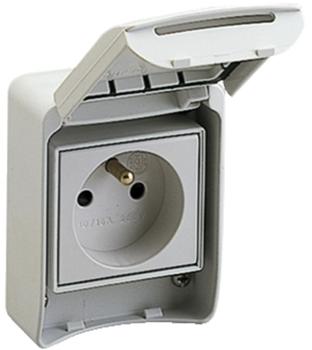 Schneider Electric 81140 Anbausteckdosen grau 2p+E 10/16A 250 V Frankreich IP65