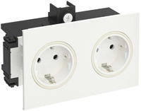 Steckdose 2-fach SIGNA IN rws BRK 2STD rws