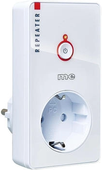 M-E Modern Electronics M-E Cuveo CR-R1-W Funk-Steckdose Repeater wei&szlig; (55220)