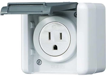 Jung 1St. 821-15USW Steckdose mit Schutzkontakt 1fach 15 A 125 V amerikanisches ...
