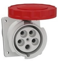 Schneider Electric 81295 Anbausteckdose 125A 3p+N+E 380-415 V AC IP67 - 8 Stück