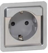 Legrand 077836 Steckdose (SK) erhöhter Berührungsschutz Soliroc IP20 IK10 grau 1