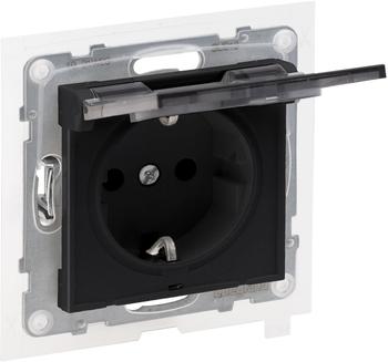 Legrand 765324 SEANO Schutzko-Steckdose SL erhöhter Berührungsschutz Klappdeckel IP44 SW 1