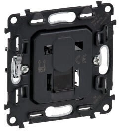 Legrand 753046 Datendose 1xRJ45 geschirmt für VALENA Life/Allure Kategorie 6 STP Farbe: weiß 1