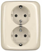 Busch-Jaeger SCHUKO-Doppelsteckdose 202 EUJB-212