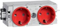 Tehalit Steckdose 2-fach rt GS2000 vrt