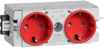 Tehalit Steckdose 2-fach rt GS2000 vrt