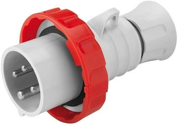 Gewiss mobiler Stecker 3P+E 32A IP67 rot 380V GW60041H