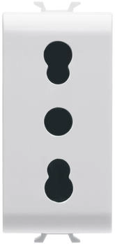 Gewiss GW10203 Telefon-/Weiß Stecker Steckdose