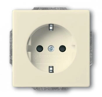 Busch-Jaeger 23 EUCB-82 SCHUKO&reg; Steckdosen-Einsatz mit erh. Ber&uuml;hrungsschutz