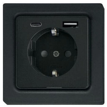 Eltako DSS55E+USBA+C-am Steckdose anthrazit (30055900) [ : ]