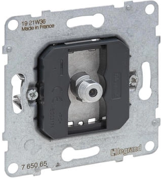 Legrand SEANO Einsatz Anschlussdose F-Type Anschlussd&auml;mpfung: 1,5dB SAT: 0 - 2400MHz (765065)