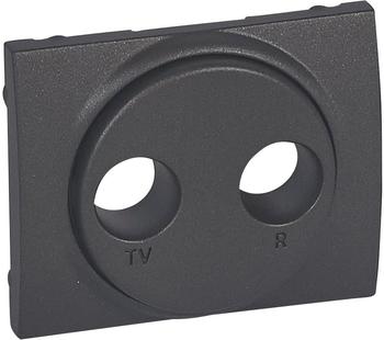 Legrand 771272 Abdeckung Antennen-Steckdose 2-Loch TV-R System Galea dark bronze 1