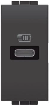 Bticino LivingLight USB-Steckdose Typ C1 Modul anthrazit L4192C