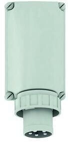 Bals 24241 Wandgerätestecker 125A 5p >50V 1h IP67 grau (24241)