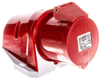 Bals Elektrotechnik Steckdose 11922 Wandsteckdose Quick-Connect rot 32A 4p 6h 50/60Hz