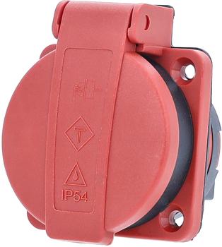 AS Schwabe Einbau-Steckdose IP54 Rot