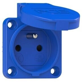 PC Electric Schutzkontakt-Steckdose IP54 Blau