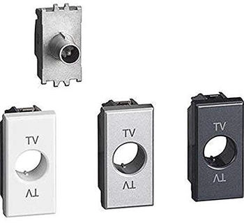 Legrand TV-Steckdose Axolute Anthrazit H4202P14