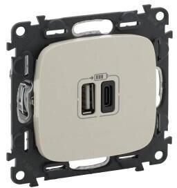 Legrand USB-Steckdose Valena Life Allure Beige 754966