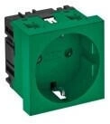OBO Bettermann Geräteeinsatz Steckdose 45 x 45 x 42 mm Grün