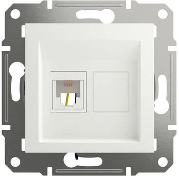 Schneider Electric RJ11-Telefondose Asfora Weiß (RAL 9003) EPH4170121D