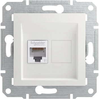 Schneider Electric RJ45-Datendose Asfora Weiß (RAL 9003)