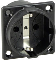 As Schwabe 45081 Einbau-steckdose Schwarz