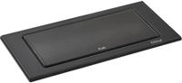 Steckdosenelement EVOline BackFlip 230 V - USB C / Glas schwarz matt