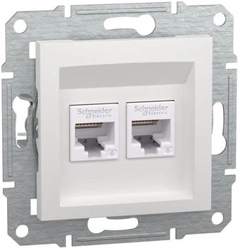 Schneider Electric Asfora RJ45 Datendose Kat. 6e IDC weiß (EPH4870121D)