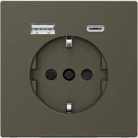 Merten MEG2367-6052, Merten MEG2367-6052 Schuko Steckdose mit USB Ladeger&auml;t,