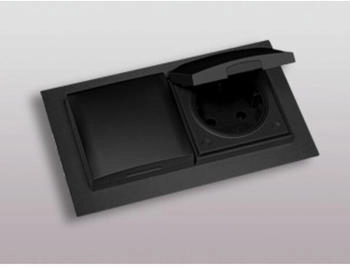 Naber Mira BS1 Steckdosenelement schwarz matt (7053115)