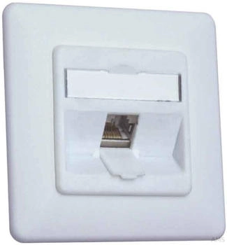 Metz Connect Anschlussdose RJ-45 Cat.6A Weiß E-DATmod-1UP-rws (1309111002-E-90)