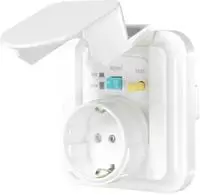 Sygonix SY-5775152 1fach Unterputz-Fehlerstrom-Sicherheitssteckdose erh&ouml;hter