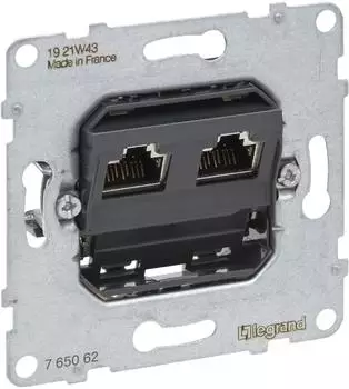Legrand Netzwerkdose SEANO 2-fach Cat. 6a geschirmt