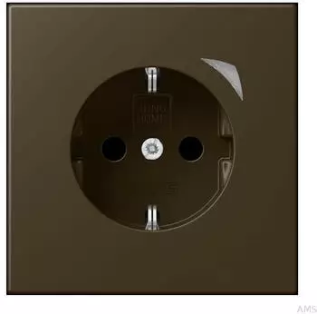 Jung SCHUKO-Steckdose JUNG HOME Serie LS Berührungsschutz messing antik