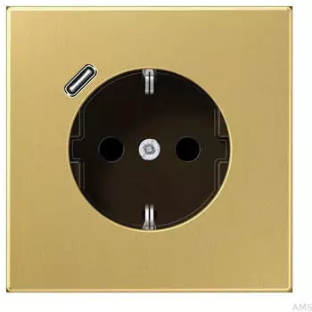 Jung SCHUKO-Steckdose LS USB-C 3,0 A messing classic