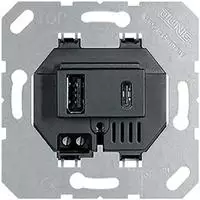 Jung USB-Ladeger&auml;t USB15CASW schwarz