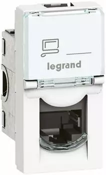 Legrand Netzwerkdose Mosaic UPT Kategorie 6 1 Modul weiß