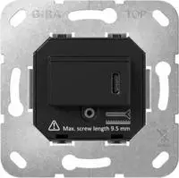 GIRA Steckdose SCHUKO 236300 PD Typ C Einsatz (236300)