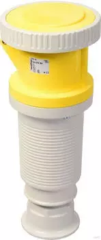 Walther-Werke 369304 Wasserdichte Kupplung 63A 3P 4h mit Trompetenverschraubung
