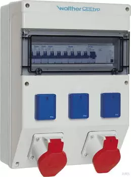 Walther-Werke 6820204 Kunststoff Steckdosenkombination