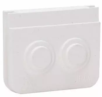 Kopp 321602004 Blue Elec. Kabeleinf&uuml;hrung 2-fach