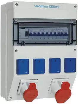 Walther-Werke 6823012 Kunststoff Steckdosenkombination