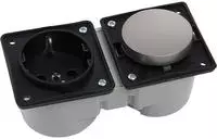 BERKER Berker Integro Schalter/Steckdose Element ohne Rahmen - Steckdose...
