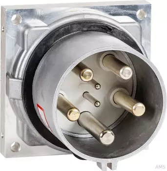 Walther-Werke CEE Hochstrom Anbaustecker gerade 250A 5P 7h IP67 (6B5507)