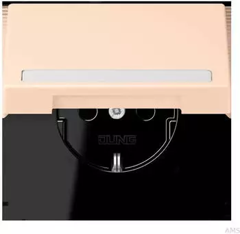 Jung LC 1520 BFNAKL228 SCHUKO-Steckdose mit Klappdeckel, rose pale (LC1520BFNAKL228)