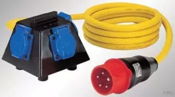 Gifas Electric Vollgummi-Verteiler 201112P42-162P 400V CEE 16/3, CEE 16/5 (101353)
