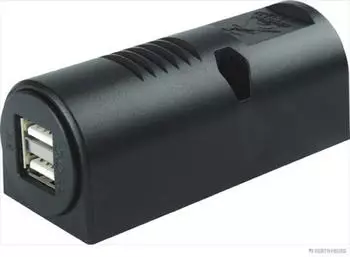 Herth+Buss USB Doppelsteckdose 5000mA 12/24V Aufbau (51306857)