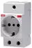 ABB M1173-L SCHUKO-Steckdose Reiheneinbau lichtgrau RAL 1173 (2CSM112000R0701)